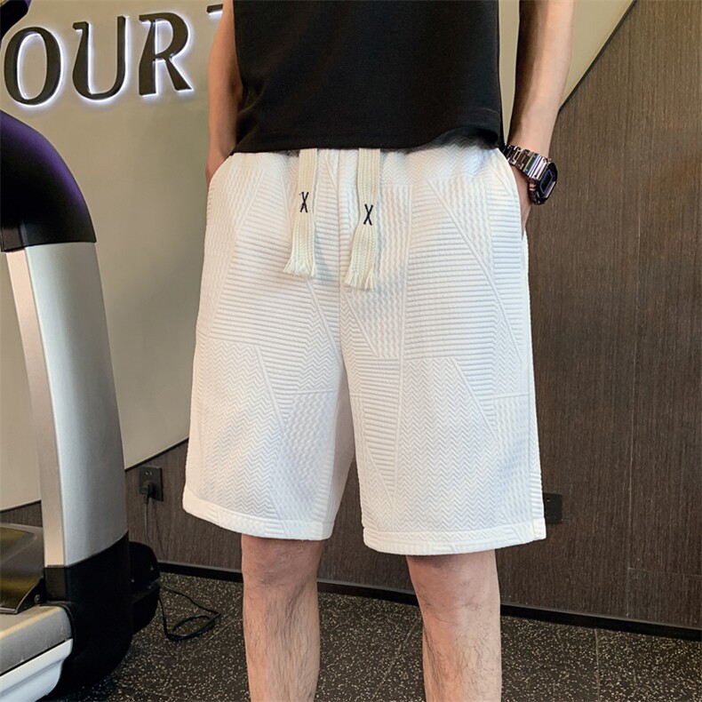 ZD00 P45 65 2025夏季新款 男士五分裤 特殊面料短裤男休闲裤图片