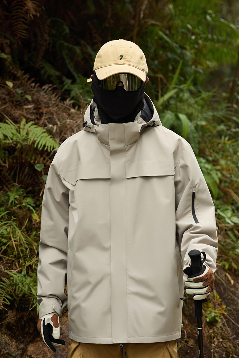 新款男女高品质户外登山服青少年学生冲锋衣夹克外套HS6606,男装夹克,星座1206（原A206）