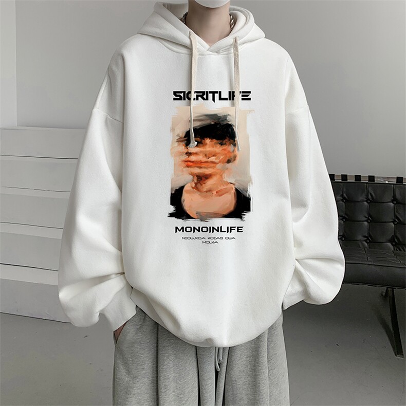 连帽卫衣男大码运动服帽衫外套WY2213-P35加绒款-P40,男装卫衣,电商A040