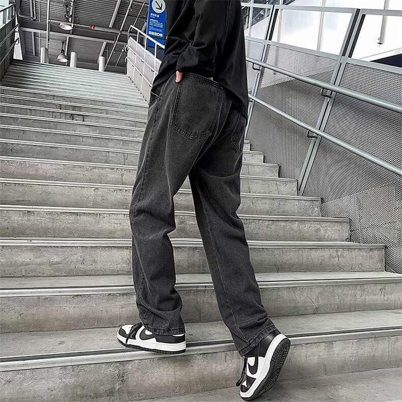 牛仔裤男秋季潮大码休闲裤子高街F57P40,男装牛仔裤,星座1116-2