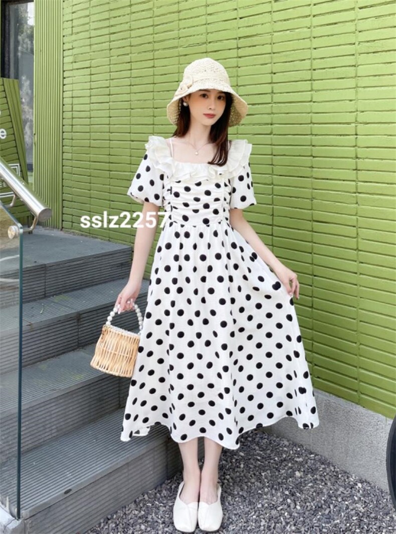 新款时尚韩版修身公主连衣裙补单，女装连衣裙，时尚靓姿