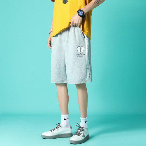 21年夏季新款休闲裤男港风蓝底潮牌短裤中性风DS-A160-1-510-P25,男装休闲裤,电商C323-1