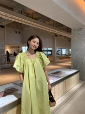 【DAVIDA】韩版压褶套头连衣裙，女装连衣裙，DAVIDA