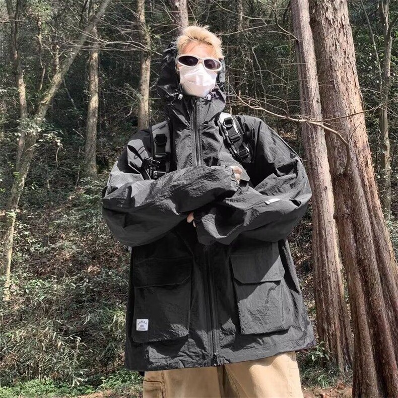 DY147-P45户外薄款防晒衣男夏季透气百搭外套防紫外线防晒服旅游,男装防晒衣,星座603-2