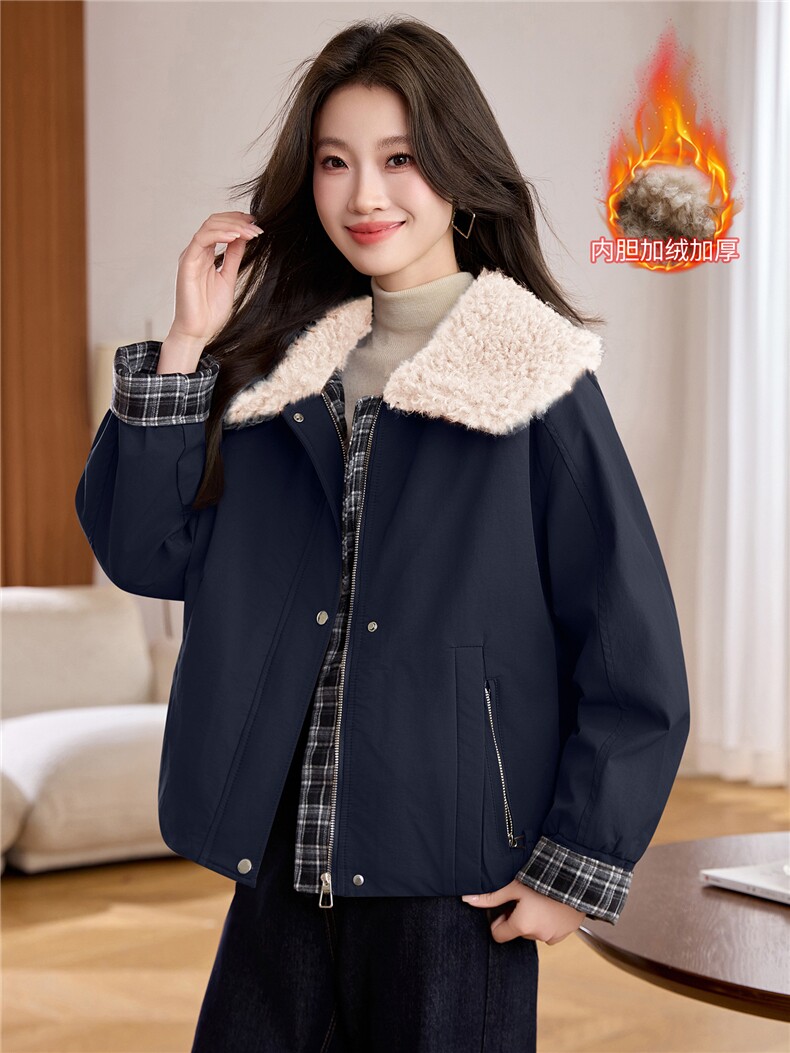 现货！现货！2025冬季新款加绒加厚棉衣棉服女,女装棉衣/棉服,以桐