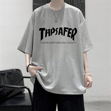 HT73007-P22华夫格t恤男短袖男大码五分袖大皂风，男装T恤，电商A040