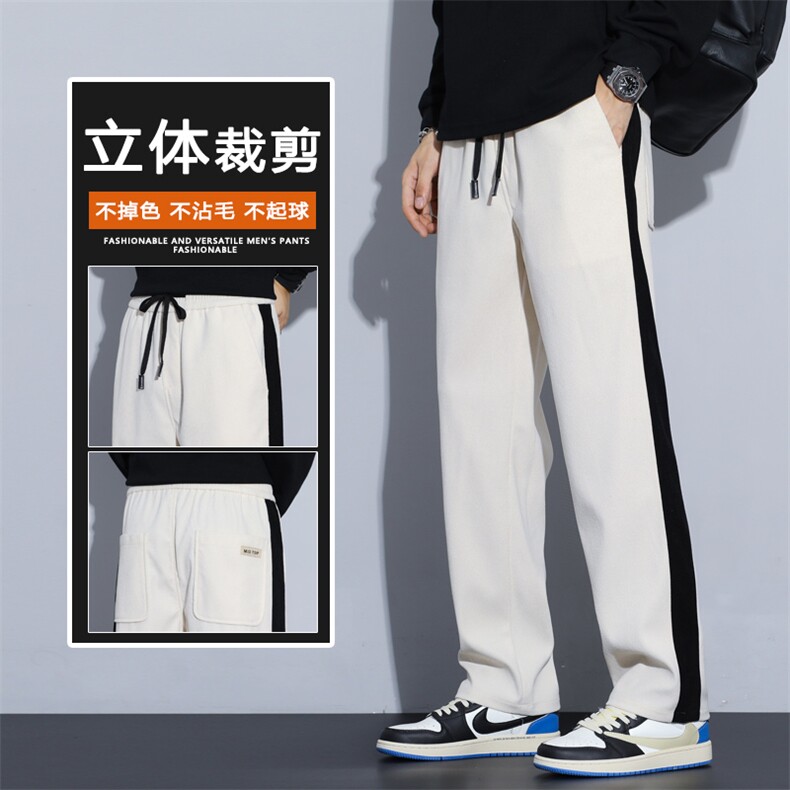 2024秋季新款直播数据款秋冬装日系拖地卫裤学生运动裤子G588-P38图片