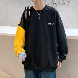 春秋圆领卫衣男皮卡丘刺绣卫衣港风中性宽松百搭1016-1 WY078 P35图片