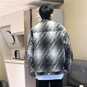 A450-JK707-P140控价198 马赛克冬季加厚夹棉夹克外套上衣棉服ins图片