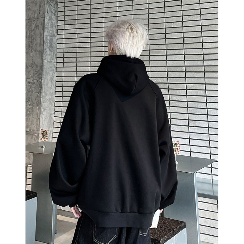 美式潮牌连帽卫衣外套男春秋季宽松休闲秋装上衣帽衫JK709-P68,女装短外套,电商C307