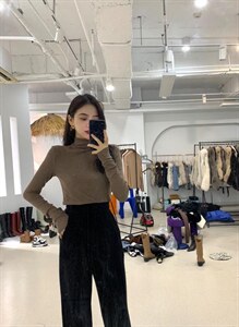 秋季新款高弹长袖打底衫图片