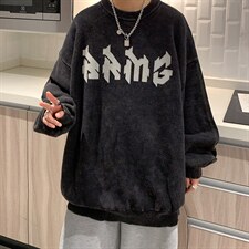 秋冬个性针织衫宽松男毛衣圆领提花水洗做旧32434P88控108，男装针织衫/毛衣，星座517A-1