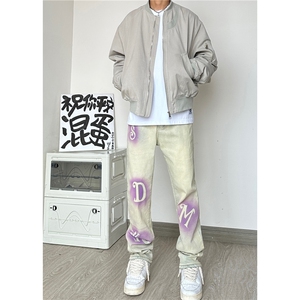 美式ma1飞行员夹克男秋季设计感正肩短款外套cleanfit工装棒球服图片