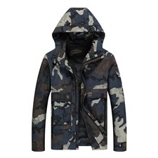 冬季中年男加厚棉衣冬装中年男士连帽棉服爸爸外套SFT81758-P195，男装棉衣，电商B212（原钱塘6029）