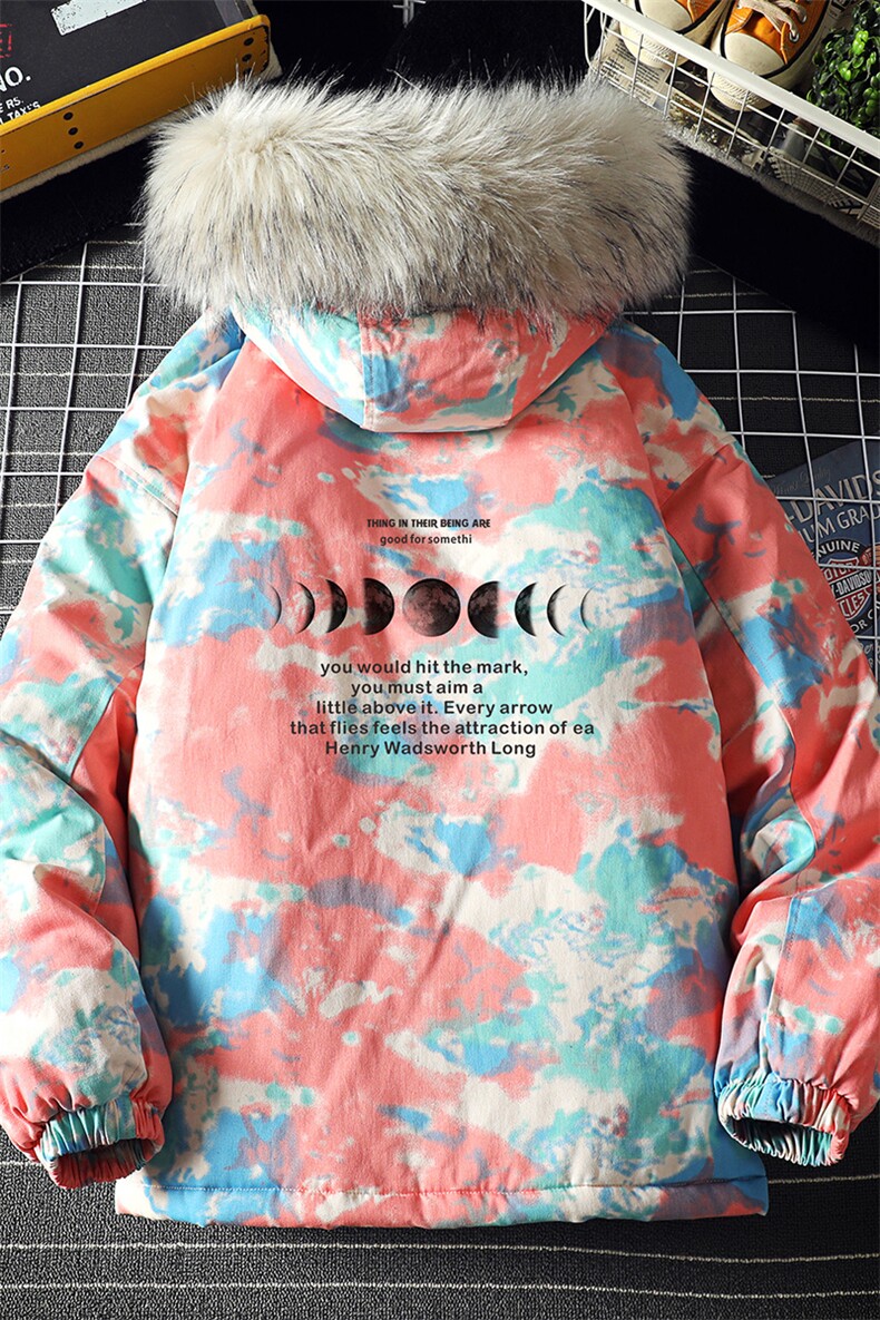 MC49135-P135日系潮衣男大码派克服男工装服外套袄,男装棉衣,电商A040A