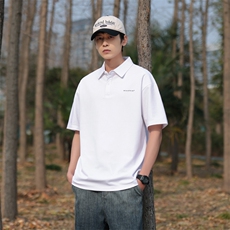 美式夏季新款Polo衫男士半袖日系潮牌男装宽松短袖t恤PL141-P45，男装Polo衫，星座1109-1