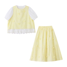 2025夏季新款时尚套装女洋气小个子圆领短袖上衣配短裤两件套潮，女装套装/套裙，橙子家