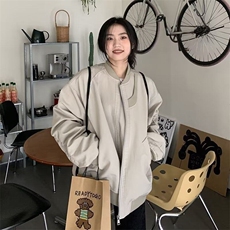 DH331-P60秋款美式飞行夹克男潮牌棒球服工装情侣外套-网图大货，男装夹克，星座603-2