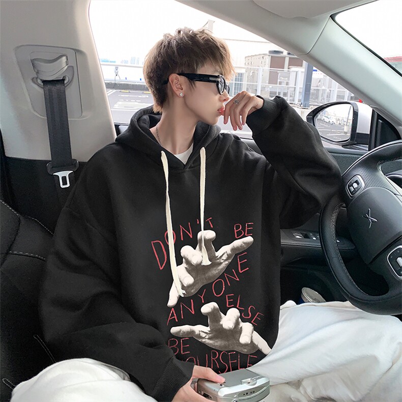 连帽卫衣男大码胖子帽衫大号运动服WY2452-P35,男装卫衣,电商A040