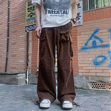 美式复古多口袋灯芯绒工装裤男KA887P55，男装休闲裤，星座1116-2
