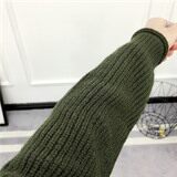 2020年冬季甜美韩版百搭针织衫/毛衣长袖纯色口袋宽松加厚套头，女装针织衫/毛衣，奕阳依阁