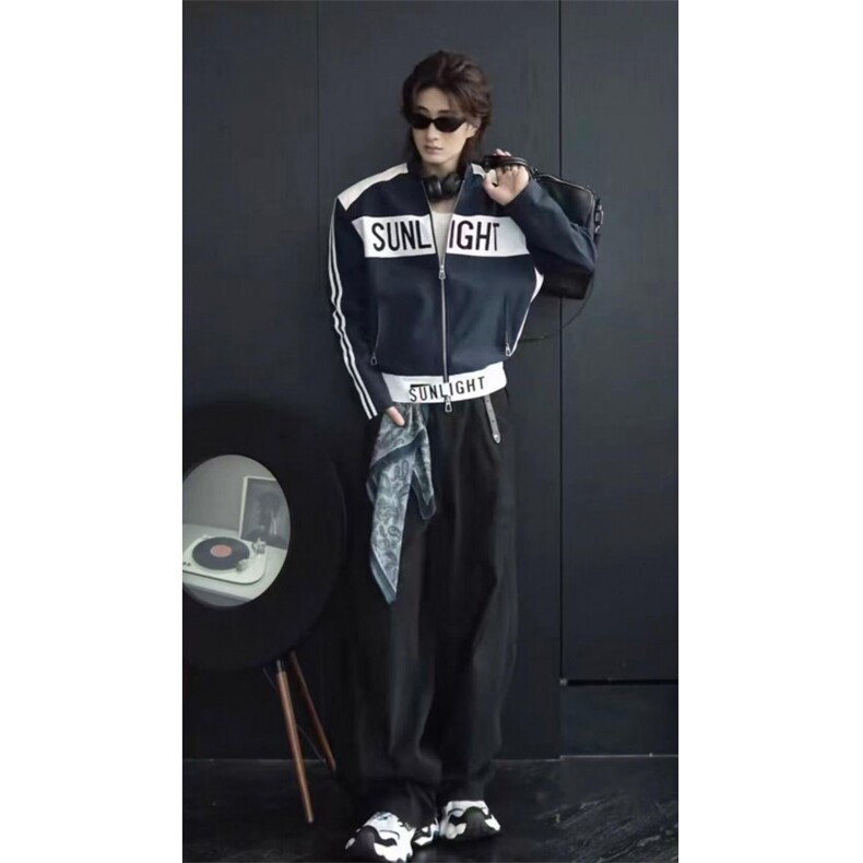网图！龙叨叨同款秋季夹克美式复古风LK80170-特批85,男装夹克,电商A061