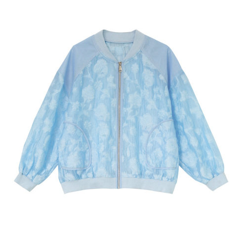 2021夏季新款时尚气质休闲清爽透气舒适提花防晒衣，女装防晒衣，帛香坊