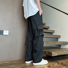 百搭慵懒美式高街大口袋伐木工装裤男夏季新款文艺无品牌原宿潮流，男装工装外套，星座218-8