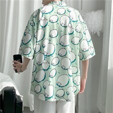 五分袖衬衫男港风潮流C1252P28,男装衬衫,星座1116-2