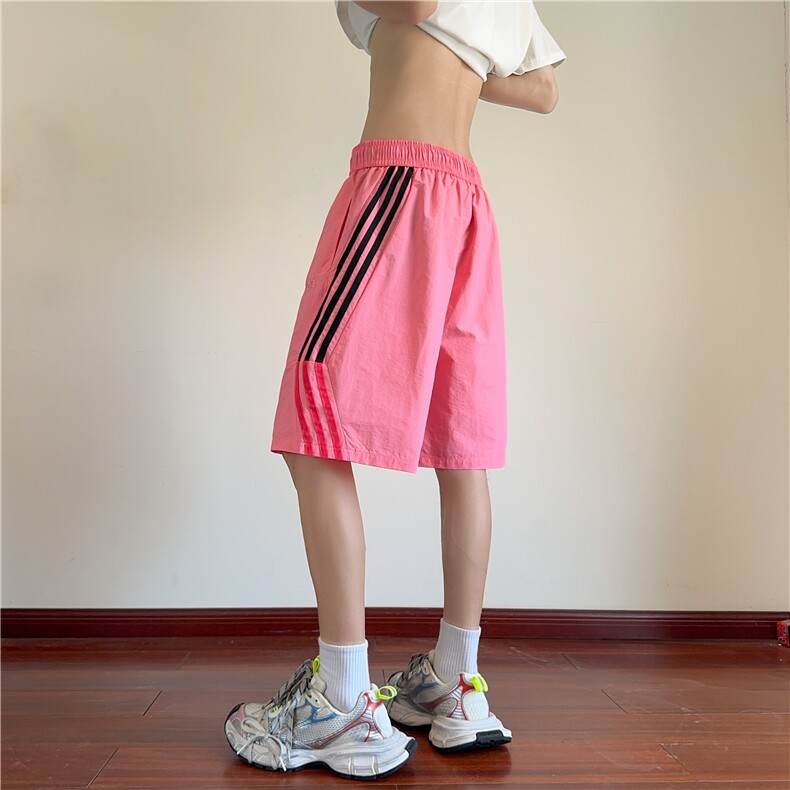 夏季美式高街hipho泡泡肌理速干运动五分短裤CK2517*P25控58,男装牛仔裤,星座227-1