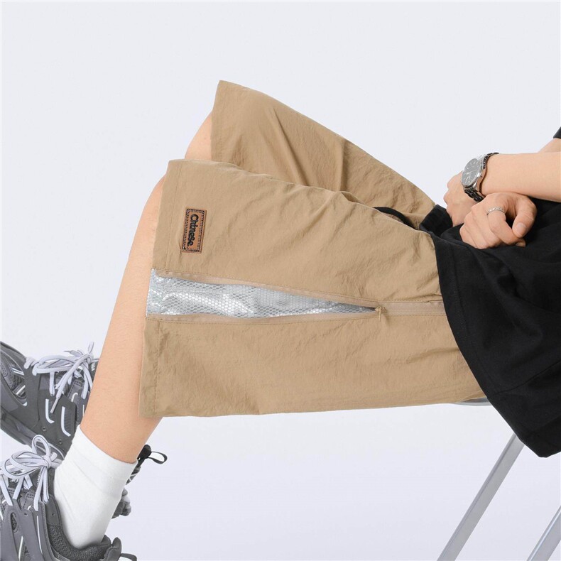 休闲短裤，抖音得物现货，可送样，A061-MK22103-特P25-模特图,男装牛仔裤,电商A061