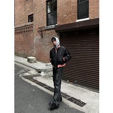 现货网图提花bomber短款外套男飞行夹克cleanfit潮牌棒球服，男装夹克，星座807-3
