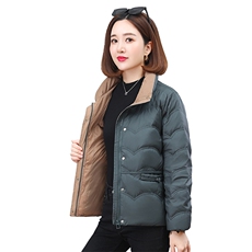 2025新款时尚休闲小羽绒服修身显瘦保暖外套，女装羽绒服，依恋蒂丝