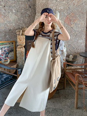 新款现货，两件套背带裙B276-5820-P145-K218，女装套装/套裙，浙宝276（原081）