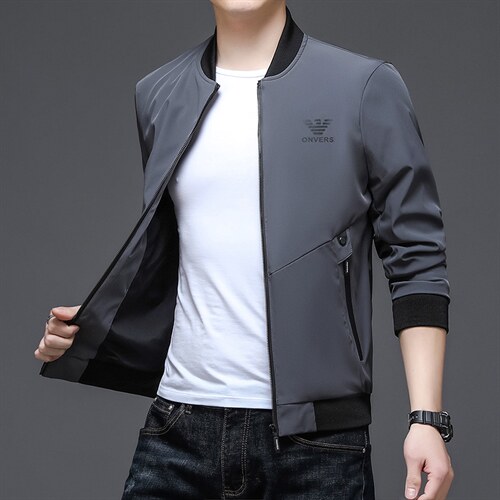 DYHF1211男士2023年春季新款长袖休闲棒球服外套青年拉链夹克P115，男装夹克，电商B360