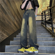 潮流时尚百搭牛仔裤垂顺休闲K870常规特批40，男装休闲裤，星座718-1