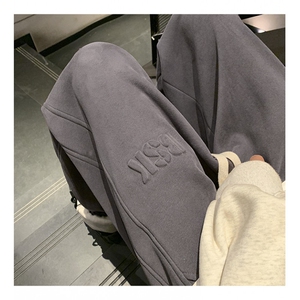 冬季新款钢印休闲加绒卫裤大码 M~5XL XZ604-KP98-P65控78图片