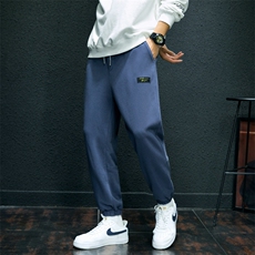 ins裤子男士新款九分休闲裤卫裤束脚男宽松运动裤潮牌DS564TP48，男装休闲裤，电商A102