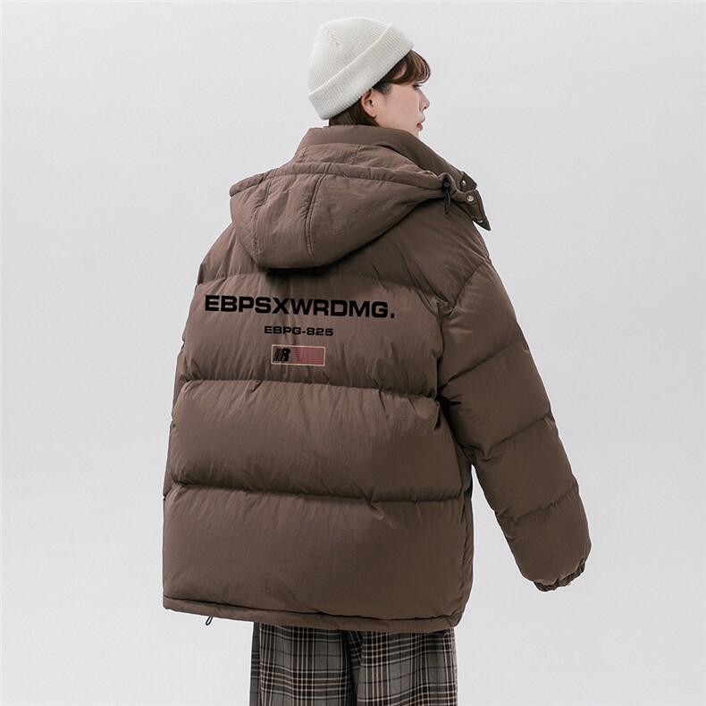 中性风冬季时尚百搭连帽加厚白鸭绒羽绒服外套YR63606P225控298,男装羽绒服,电商A268