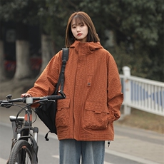 新款现货户外连帽夹克男冲锋衣外套JK811-P85，男装夹克，星座1204-3