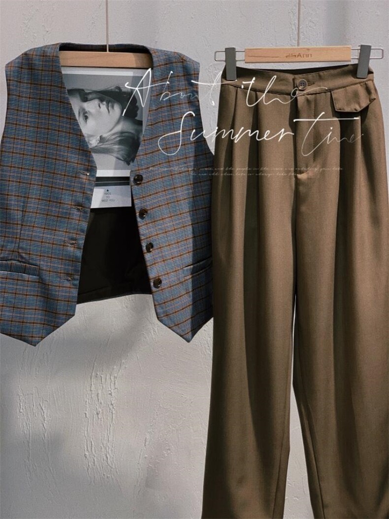 复古马甲，女装马甲，25Ann·Studio