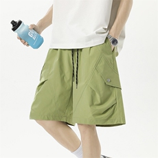 现货多巴胺宽松工装短裤夏季薄款休闲速干裤A337-S168-P35控49，男装牛仔裤，电商A337