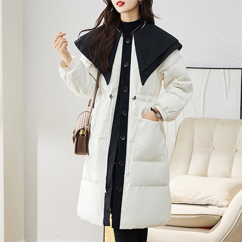 现货羽绒服女连帽新款短款小个子面包服时尚宽松休闲保暖轻暖外套,女装羽绒服,贵人树