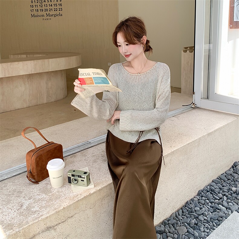 镂空罩衫吊带连衣裙时尚套装女2025春秋季新款韩系显瘦收腰两件套，女装运动套装，浙宝285（原212）