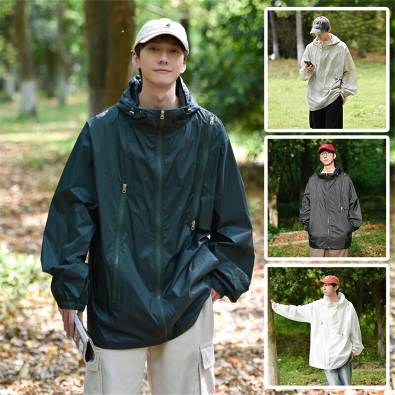 F8079/特P50防晒指数UPF50+有防紫外线防晒服男外套防晒衣，男装防晒衣，电商A141