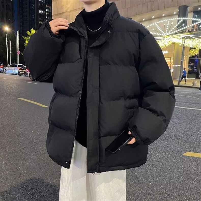 冬季棉服加厚面包服美式立领棉袄新款流行潮标准时尚潮流Y08/P75,男装棉衣,星座506