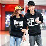 时尚情侣装连帽卫衣简约百搭休闲外套舒适保暖男女通用款，女装套装/套裙，秋牧寒烟