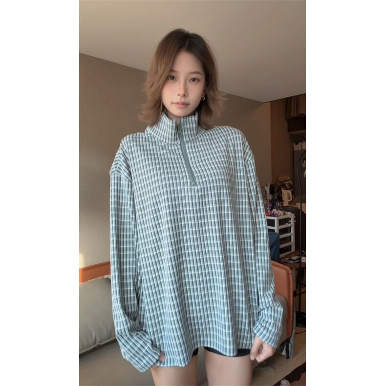 图300克加厚德绒设计感撞色条纹冬季打底衫男女长袖T恤P38,男装T恤,电商C306-1