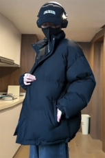 抗寒加棉潮流立领棉衣外套男士青少年保暖抽绳棉袄M2911特P45控68，男装棉衣，电商A001