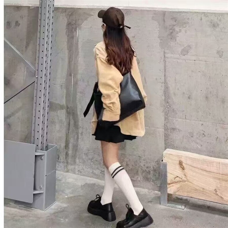 灯芯绒刺绣夹克外套女2025春秋季新款bf慵懒风开衫薄款衬衣棒球服,男装夹克,星座506A